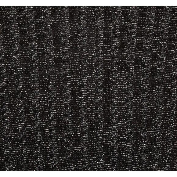 ENZA COSTA Lurex Rib Long Sleeve Cardigan Midi Dress Womens Medium Black Silver - Picture 4 of 15